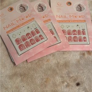 3D Nail Sticker Set - Red